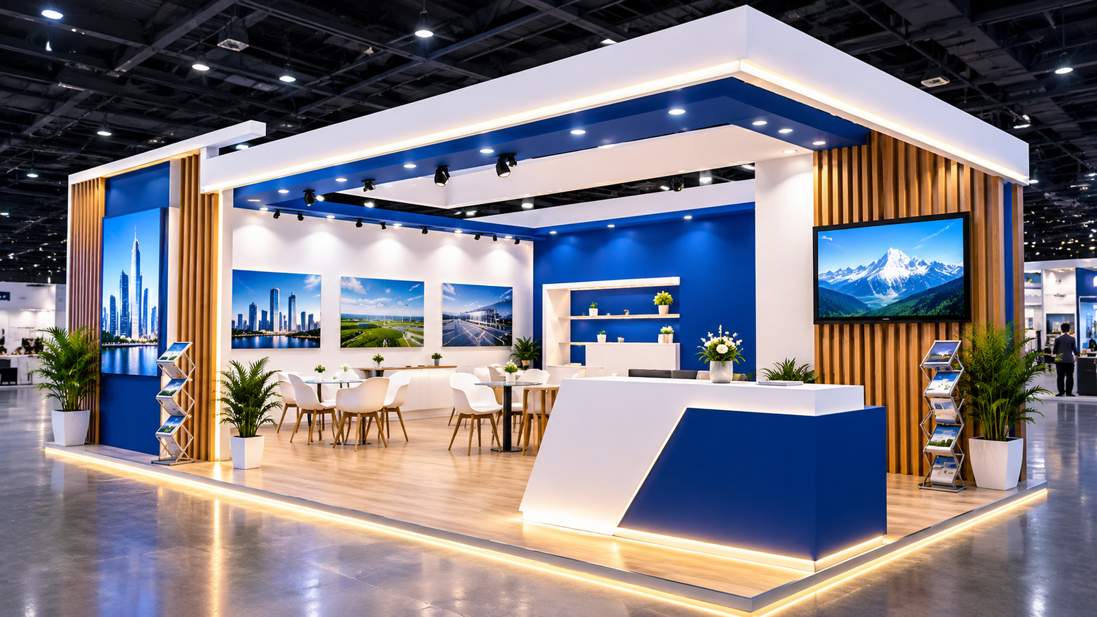 Exhibition stand stall designer in Yashobhoomi Dwarka Delhi